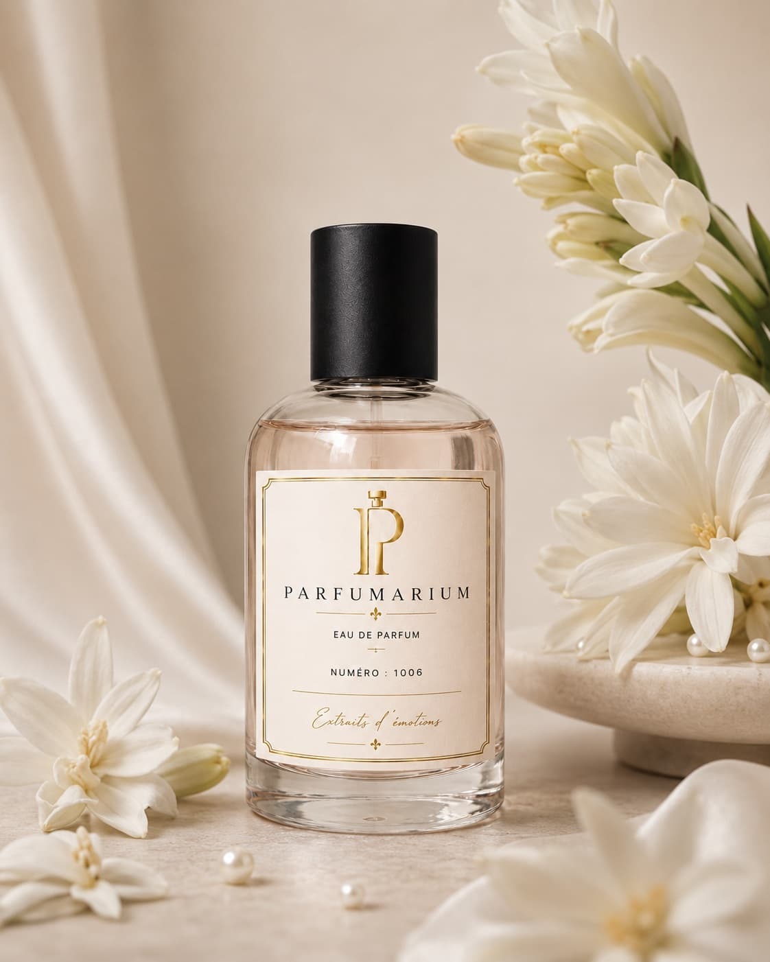 White Bloom 1006 — Floral Blanc