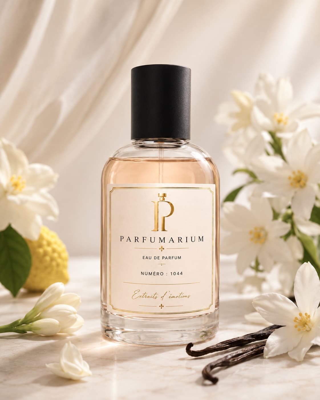 White Journey 1044 — Floral Blanc